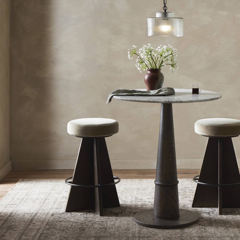 Four Hands - Damon Swivel Counter Stool - Sapphire Khaki - 240833-003 view 4