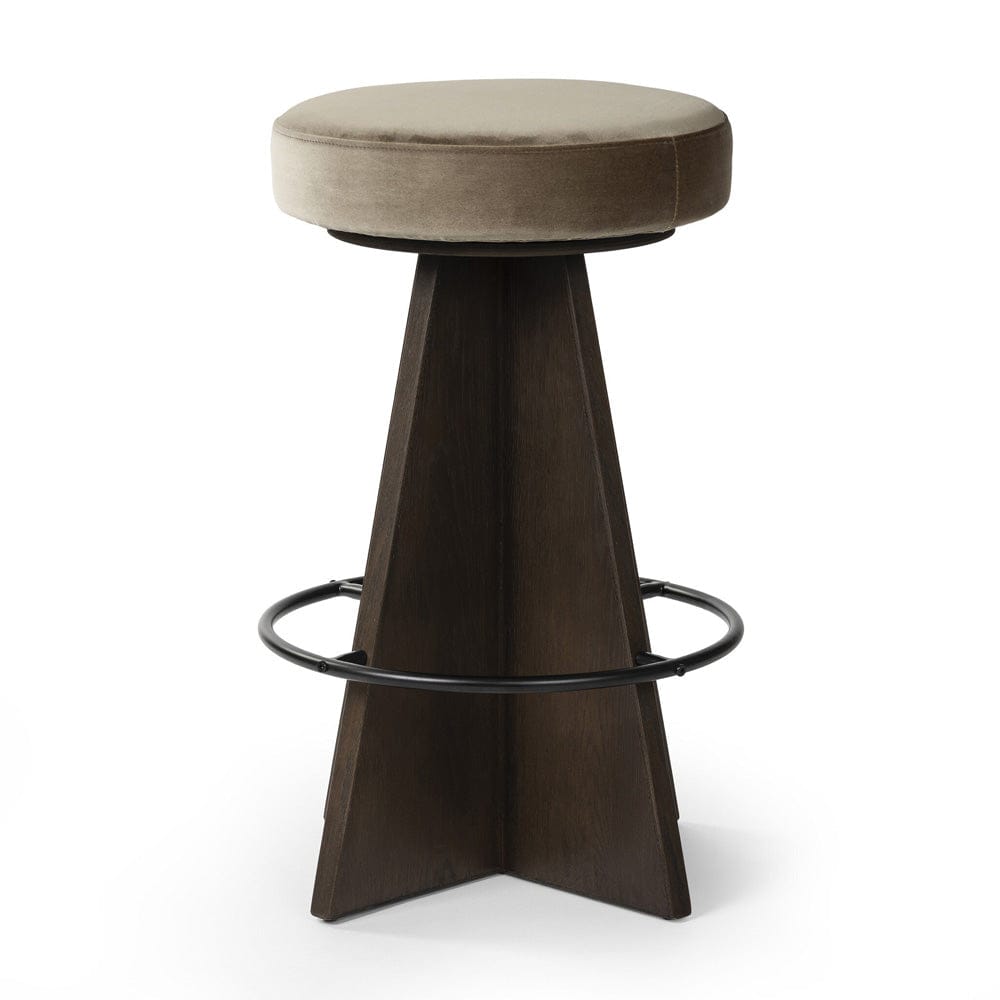 Four Hands - Damon Swivel Counter Stool - Sapphire Khaki - 240833-003 view 9