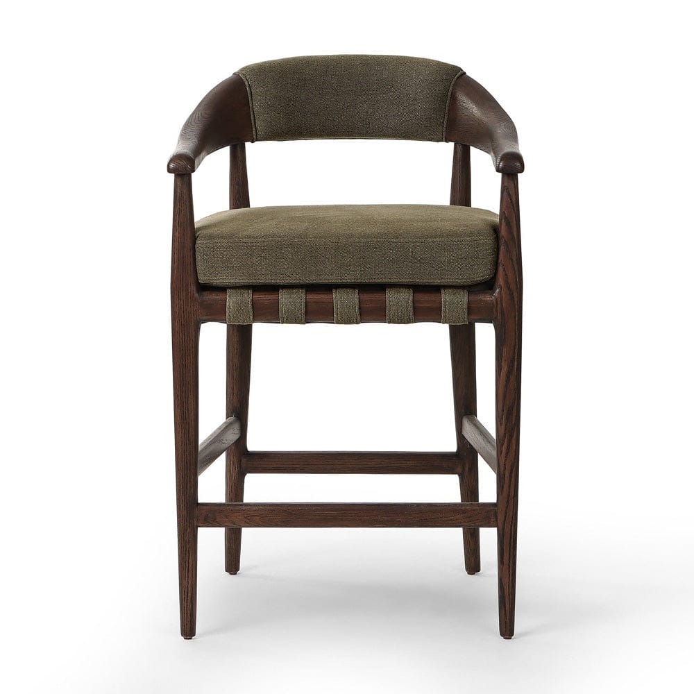 Four Hands - Dane Counter Stool - Broadway Olive - 246458-003 view 1