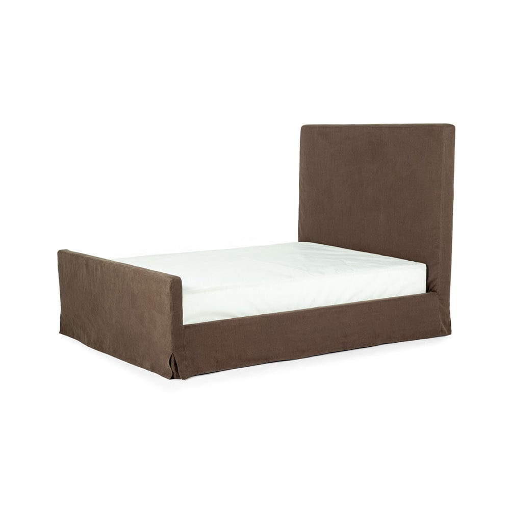 Four Hands - Daphne Slipcover Bed - Brussels Coffee - 234702-009 view 3