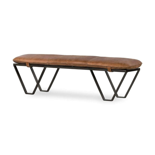 Four Hands - Darrow Bench - Palermo Cognac - 106189-009 veiw 1