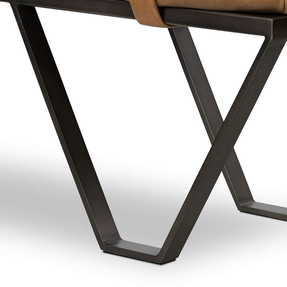 Four Hands - Darrow Bench - Palermo Cognac - 106189-009 veiw 7