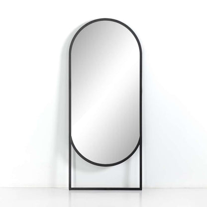 Four Hands - Dawson Floor Mirror - Matte Black - 106324-004 veiw 1