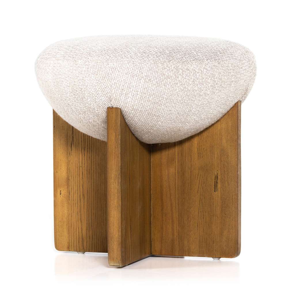 Four Hands - Dax Small Ottoman - Gibson Wheat - 229392-002 veiw 1