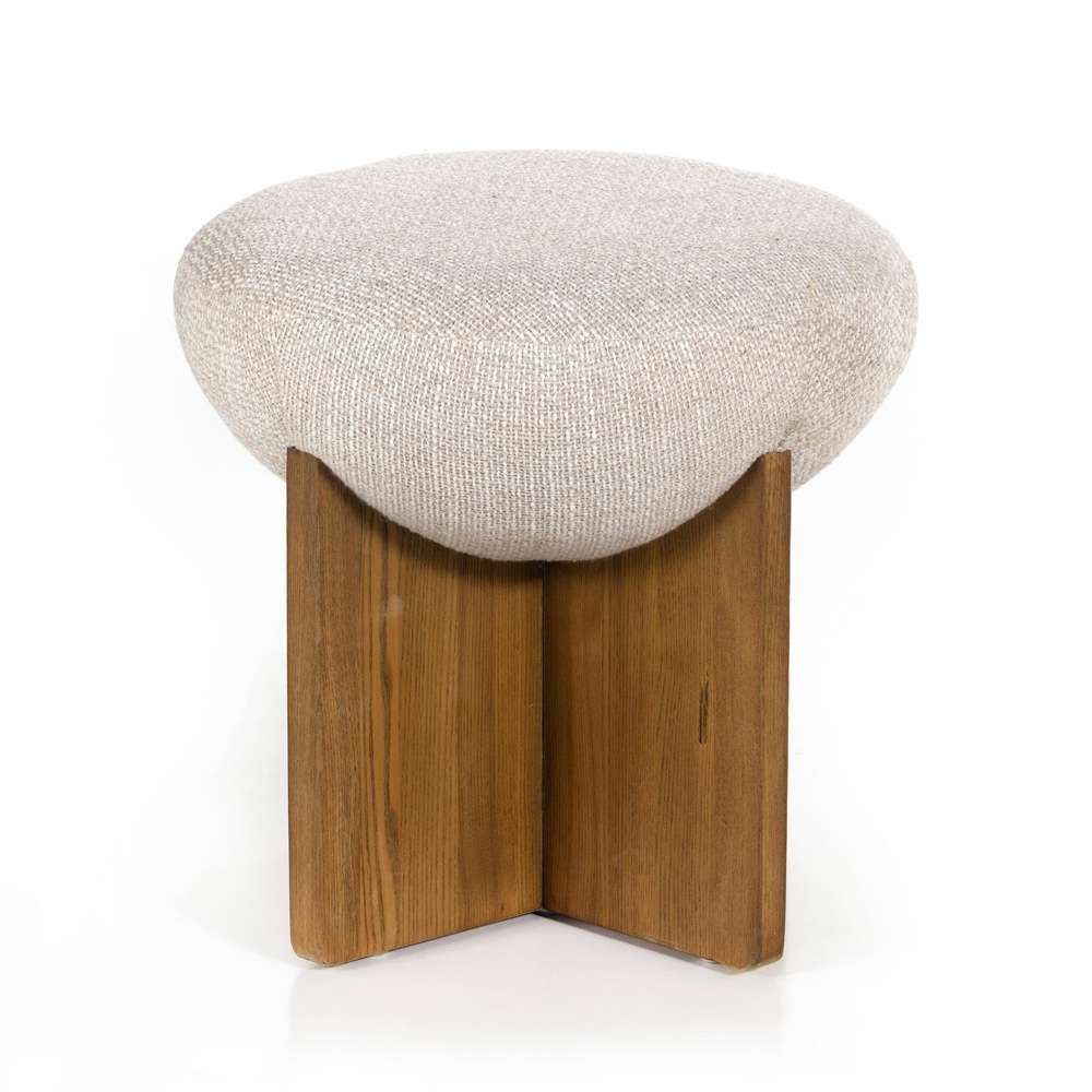 Four Hands - Dax Small Ottoman - Gibson Wheat - 229392-002 veiw 2