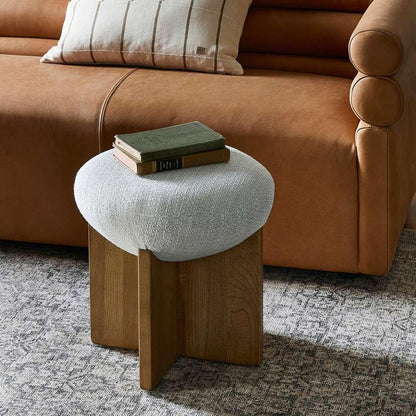 Four Hands - Dax Small Ottoman - Gibson Wheat - 229392-002 veiw 4