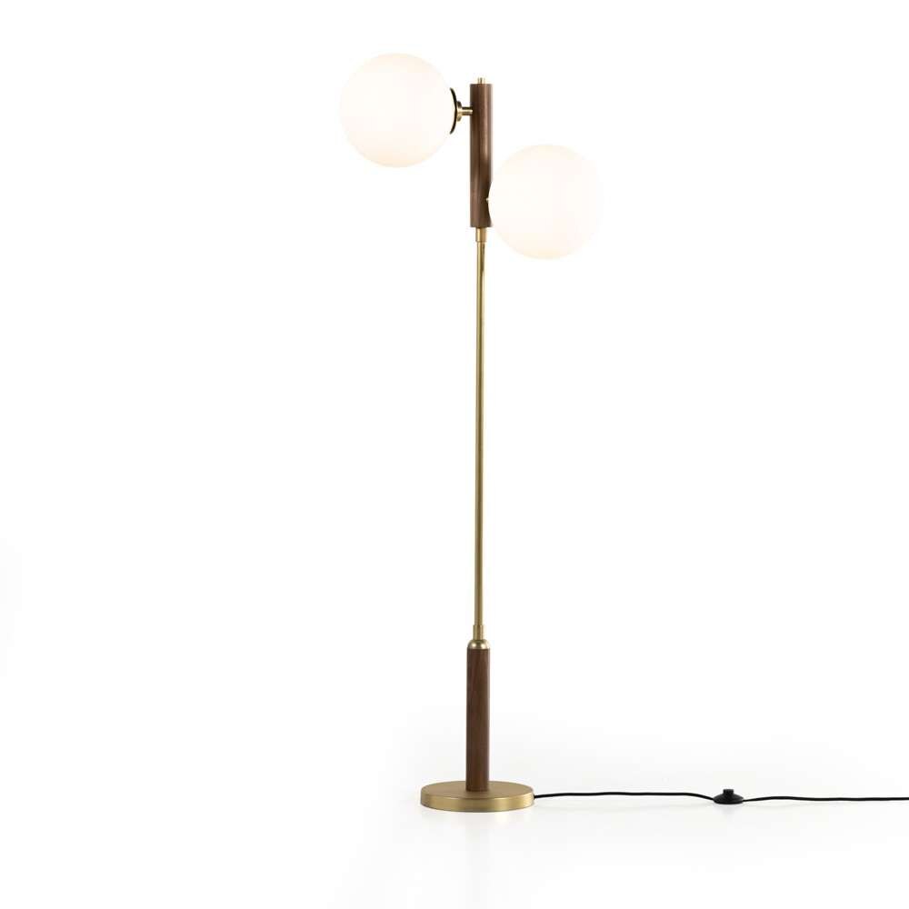 Four Hands - Deacon - Colome Floor Lamp - Natural Walnut - 227046-001 veiw 6