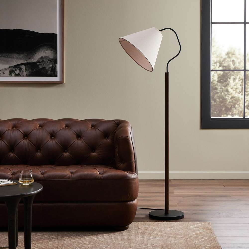 Four Hands - Deacon - Garner Floor Lamp - Brown Beech - 237881-001 veiw 8