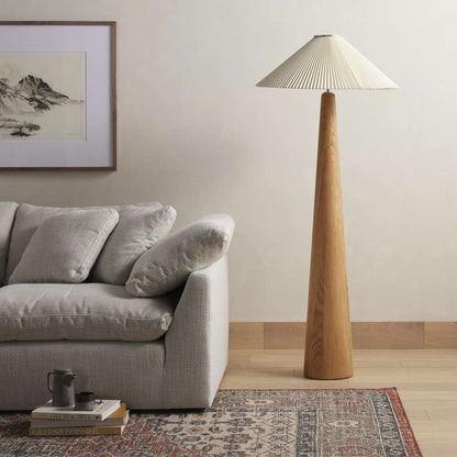 Four Hands - Deacon - Nora Floor Lamp - Light Oak - 229256-001 veiw 8