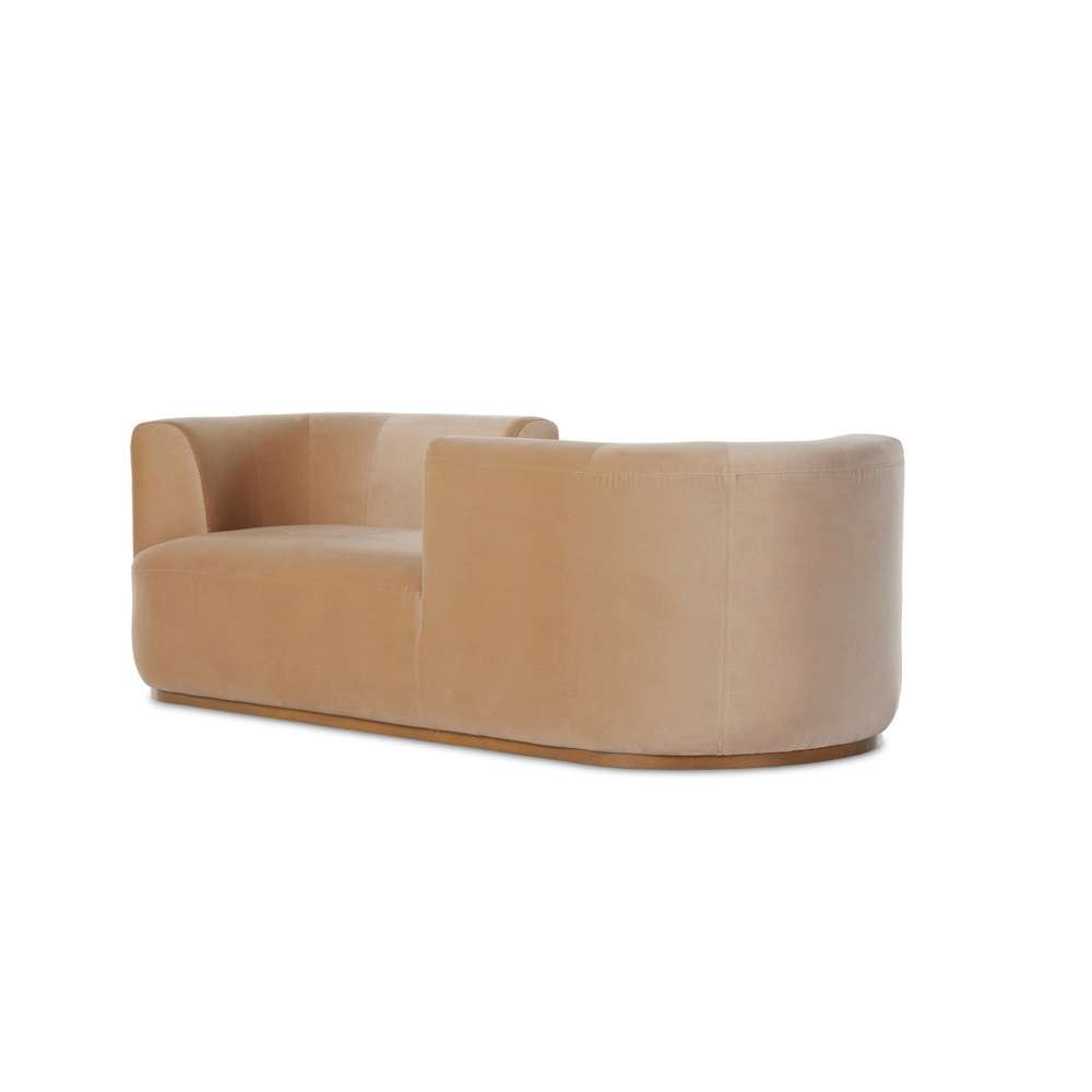 Four Hands - Deandra Tete A Tete Chaise - Surrey Camel - 226579-002 veiw 1