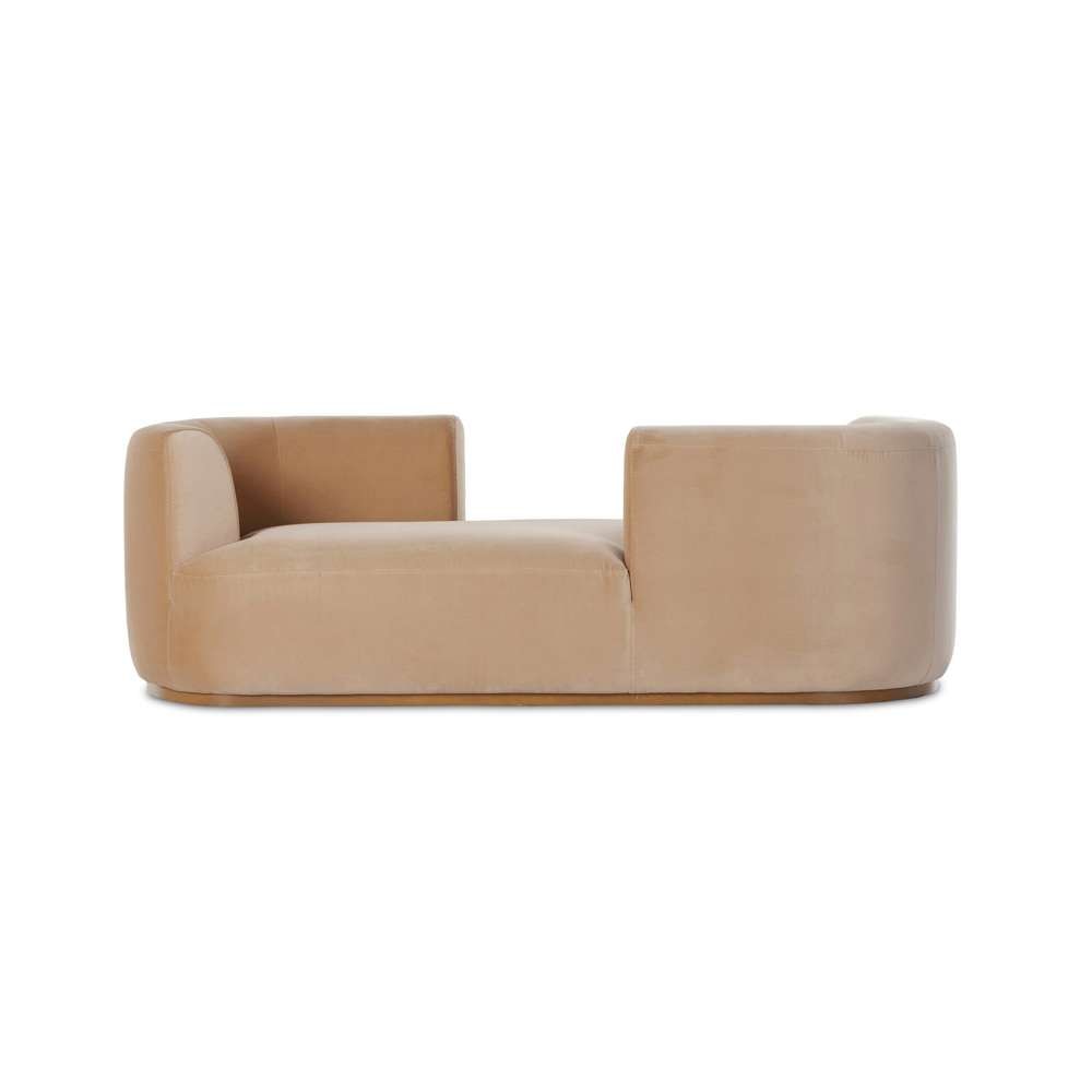 Four Hands - Deandra Tete A Tete Chaise - Surrey Camel - 226579-002 veiw 2
