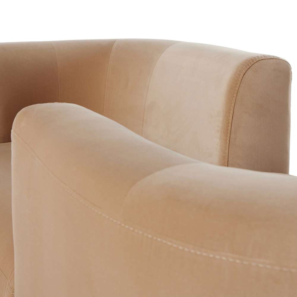 Four Hands - Deandra Tete A Tete Chaise - Surrey Camel - 226579-002 veiw 9