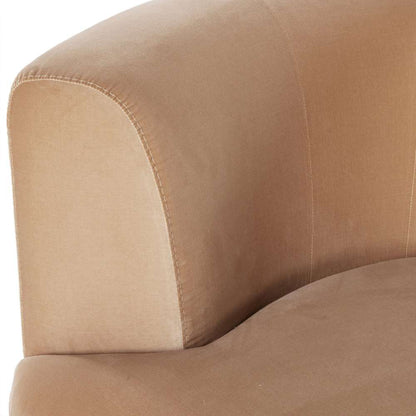 Four Hands - Deandra Tete A Tete Chaise - Surrey Camel - 226579-002 veiw 11