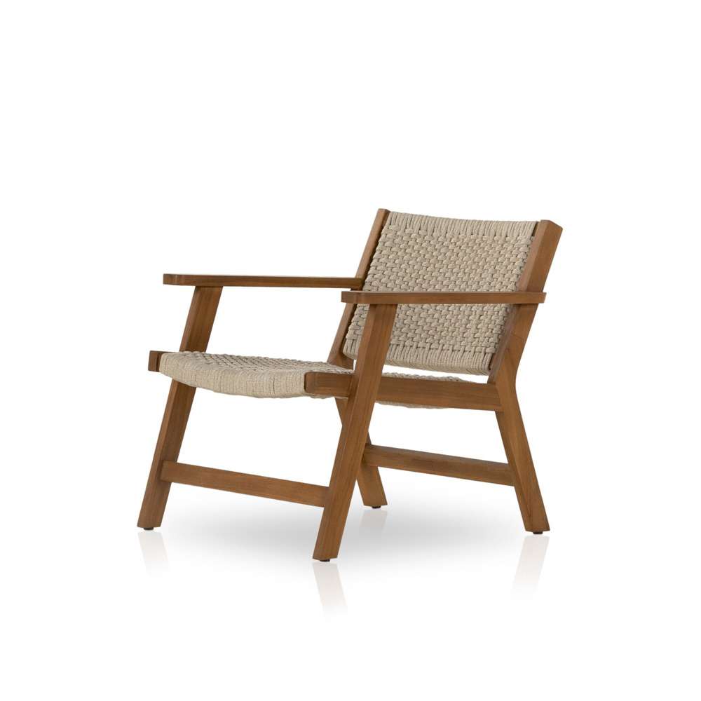 Four Hands - Delano Outdoor Chair and Ottoman - Ivory Rope - 106965-006 veiw 1