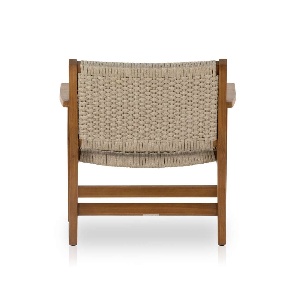 Four Hands - Delano Outdoor Chair and Ottoman - Ivory Rope - 106965-006 veiw 3