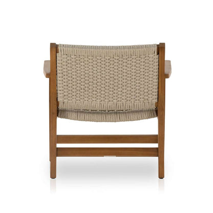 Four Hands - Delano Outdoor Chair and Ottoman - Ivory Rope - 106965-006 veiw 3