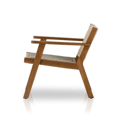 Four Hands - Delano Outdoor Chair and Ottoman - Ivory Rope - 106965-006 veiw 6