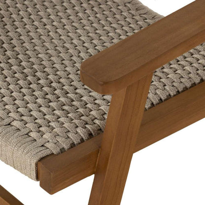 Four Hands - Delano Outdoor Chair and Ottoman - Ivory Rope - 106965-006 veiw 7