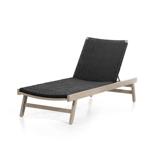 Four Hands - Delano Outdoor Chaise - Thick Dark Grey Rope - 226919-002 veiw 1