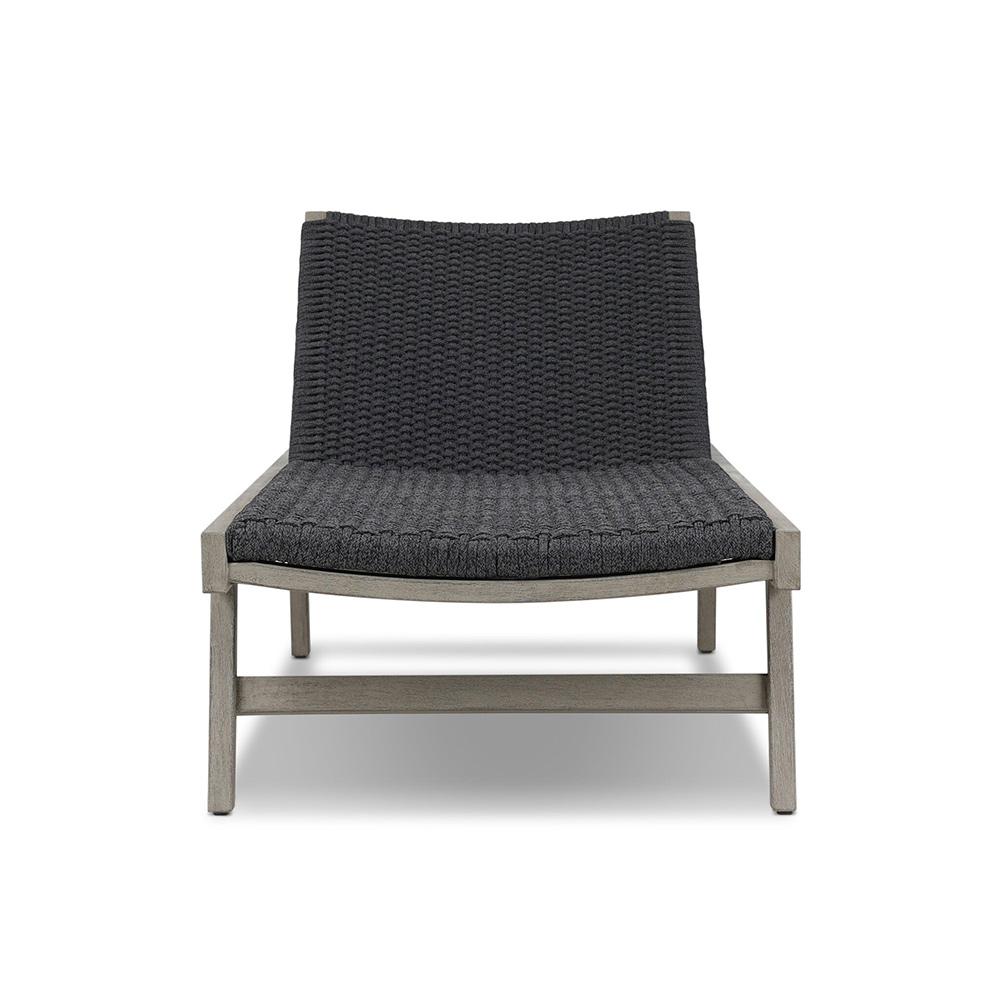 Four Hands - Delano Outdoor Chaise - Thick Dark Grey Rope - 226919-002 veiw 4