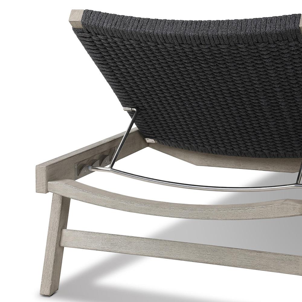 Four Hands - Delano Outdoor Chaise - Thick Dark Grey Rope - 226919-002 veiw 10