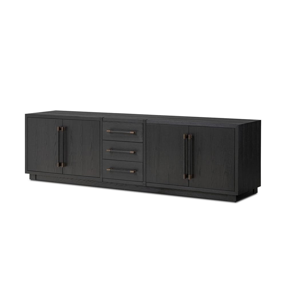 Four Hands - Delft - Adolfo Media Console - Modern Black Ash - 243772-001 veiw 1