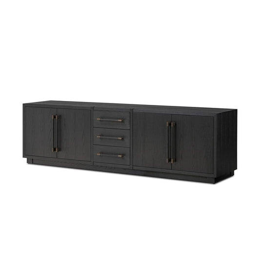 Four Hands - Delft - Adolfo Media Console - Modern Black Ash - 243772-001 veiw 1