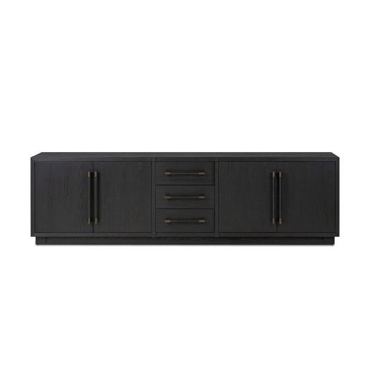 Four Hands - Delft - Adolfo Media Console - Modern Black Ash - 243772-001 veiw 2