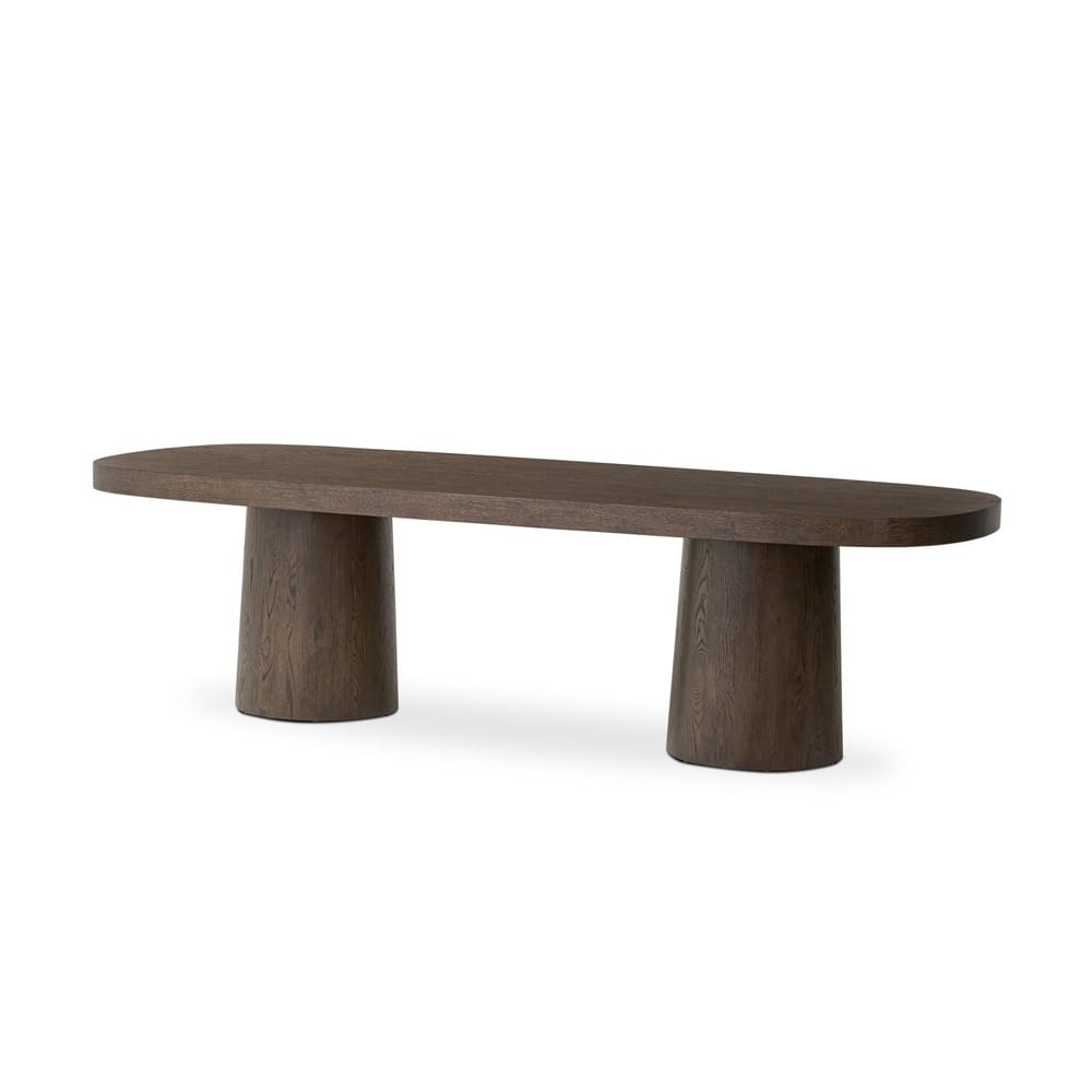 Four Hands - Delft - Valen Dining Table - Rustic Brown Oak Veneer - 243942-001 veiw 1