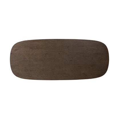 Four Hands - Delft - Valen Dining Table - Rustic Brown Oak Veneer - 243942-001 veiw 4