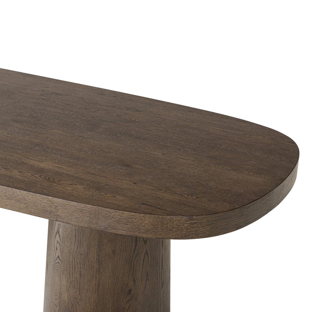 Four Hands - Delft - Valen Dining Table - Rustic Brown Oak Veneer - 243942-001 veiw 5