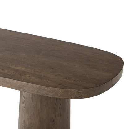 Four Hands - Delft - Valen Dining Table - Rustic Brown Oak Veneer - 243942-001 veiw 5
