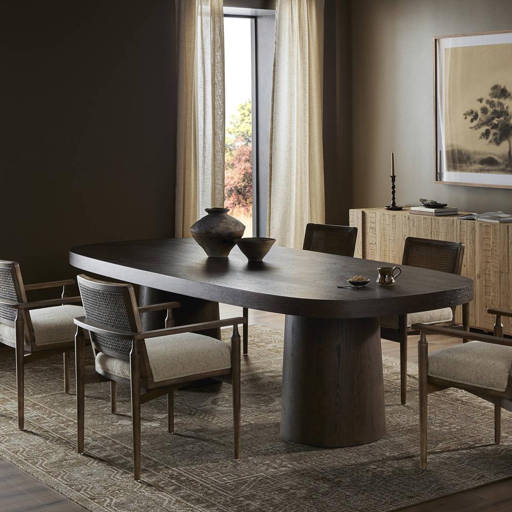 Four Hands - Delft - Valen Dining Table - Rustic Brown Oak Veneer - 243942-001 veiw 11