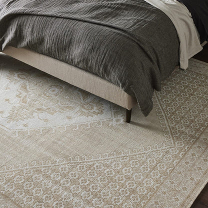 Four Hands - Deluca Rug - Banded Cream - 232294-002 view 2