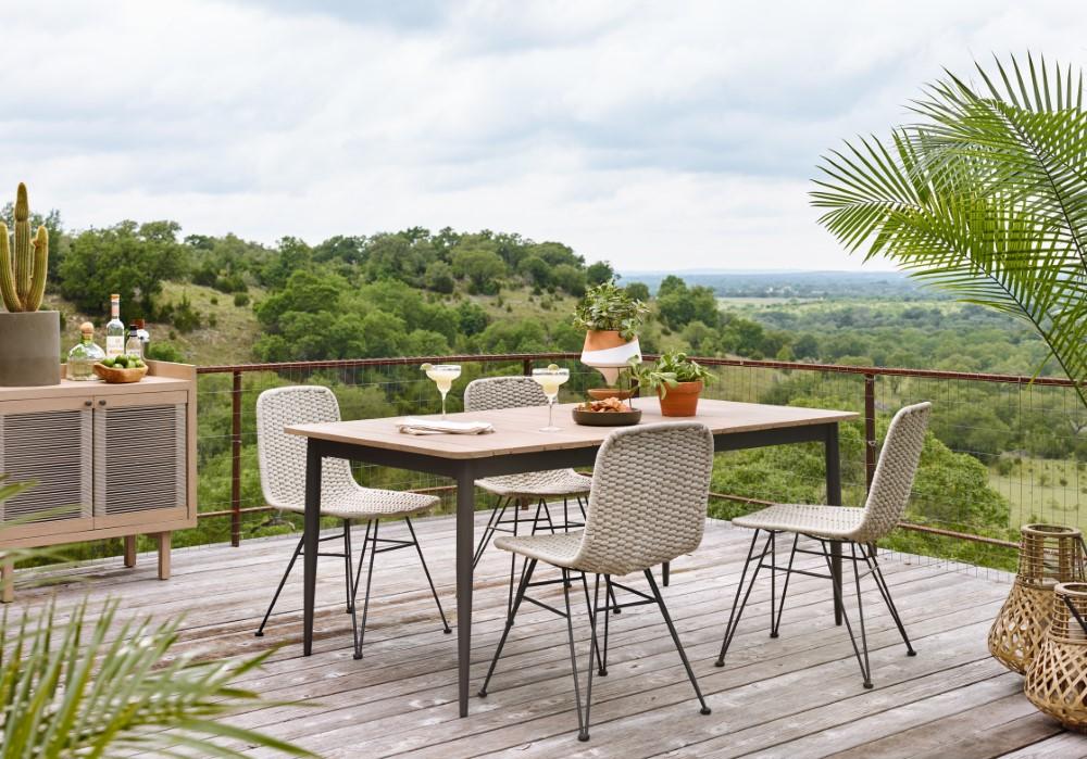 Four Hands - Dema Outdoor Dining Chair-Natural - JLAN-220A veiw 2