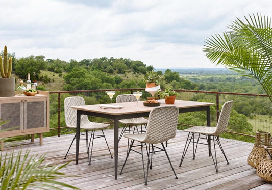 Four Hands - Dema Outdoor Dining Chair-Natural - JLAN-220A veiw 2