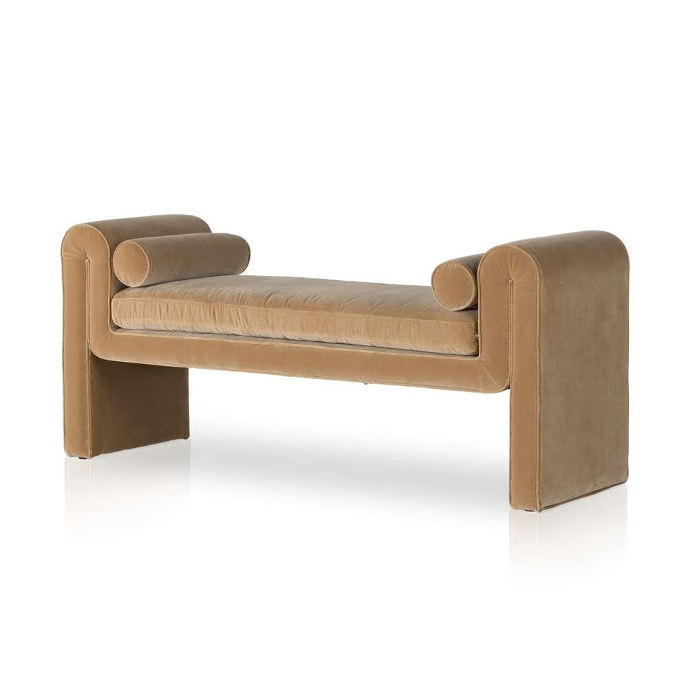 Four Hands - Devon - Mitchell Accent Bench - Surrey Camel - 234263-001 veiw 1