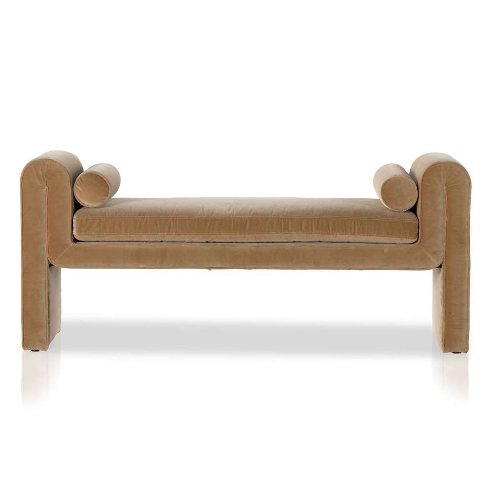 Four Hands - Devon - Mitchell Accent Bench - Surrey Camel - 234263-001 veiw 2