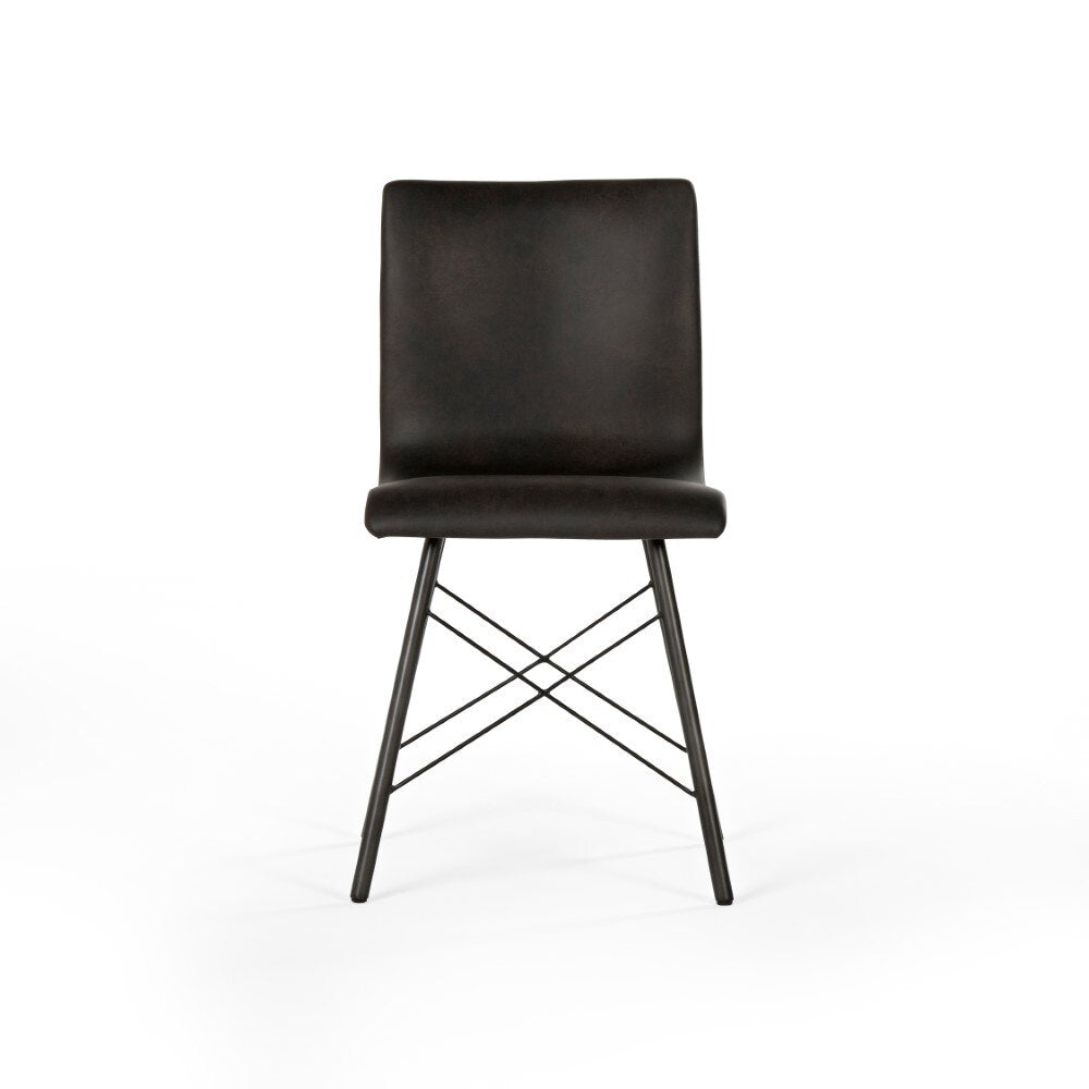 Four Hands - Diaw Dining Chair-Distressed Black - CIRD-12937-405 veiw 3