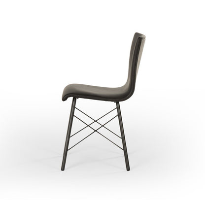 Four Hands - Diaw Dining Chair-Distressed Black - CIRD-12937-405 veiw 4