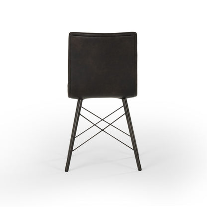 Four Hands - Diaw Dining Chair-Distressed Black - CIRD-12937-405 veiw 5