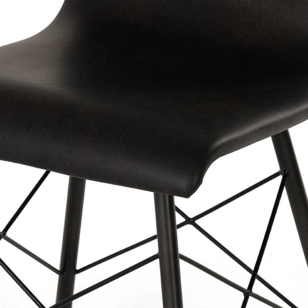 Four Hands - Diaw Dining Chair-Distressed Black - CIRD-12937-405 veiw 6