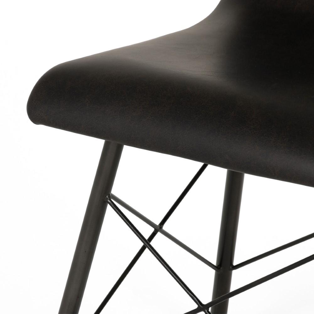 Four Hands - Diaw Dining Chair-Distressed Black - CIRD-12937-405 veiw 7