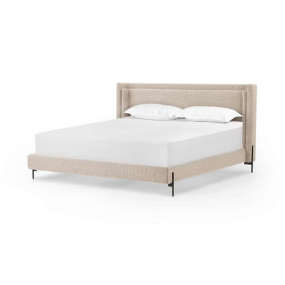 Four Hands - Dobson Bed - Perin Oatmeal - King - 108397-004 veiw 1