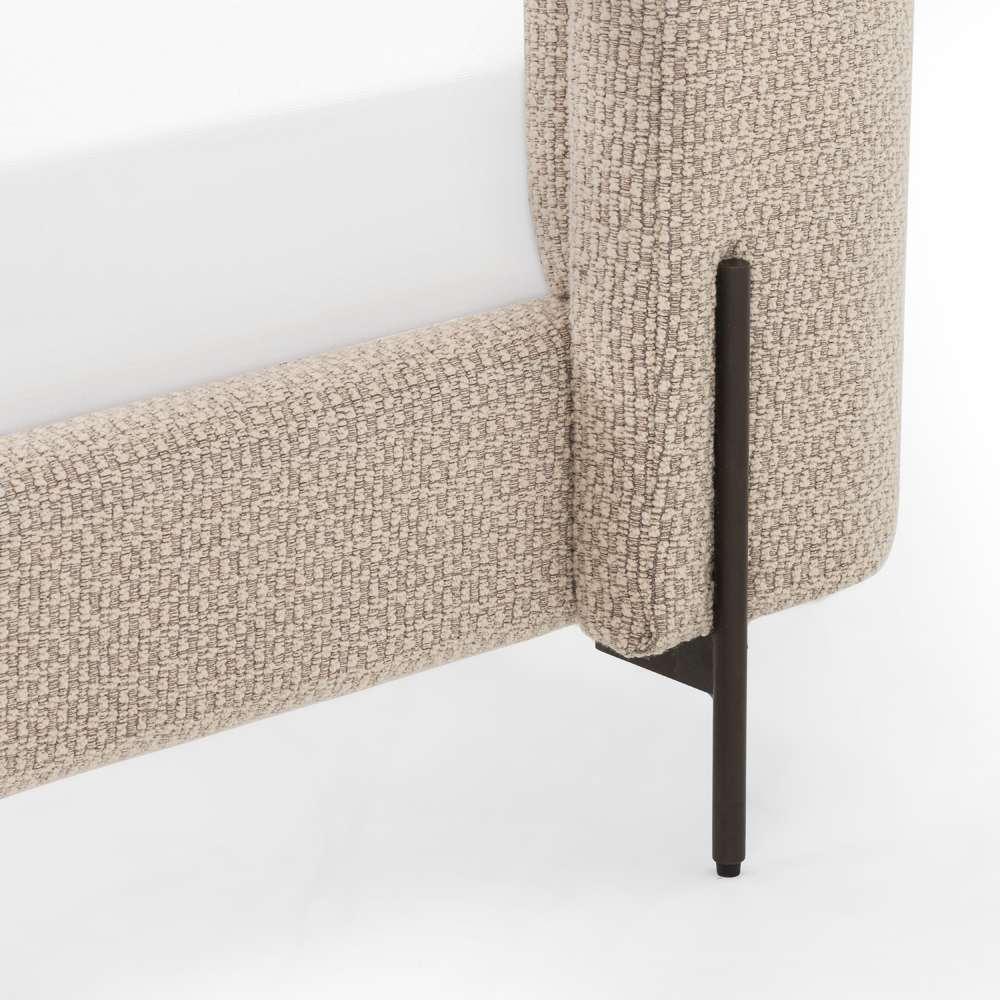 Four Hands - Dobson Bed - Perin Oatmeal - King - 108397-004 veiw 4
