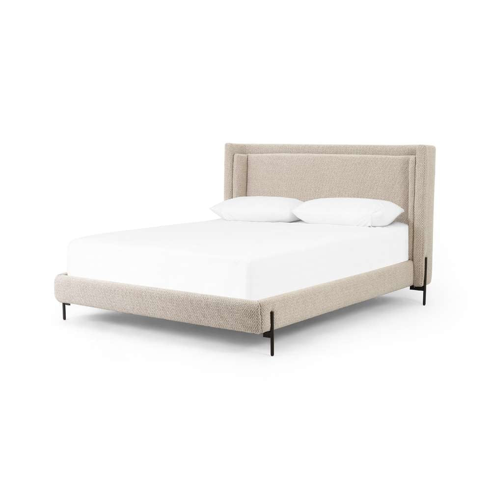 Four Hands - Dobson Bed - Perin Oatmeal - Queen - 108397-003 veiw 1