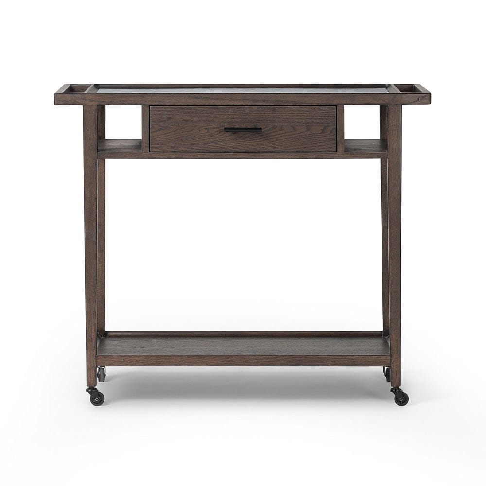 Four Hands - Dorrit Bar Cart - Brown Oak - 245352-001 view 1