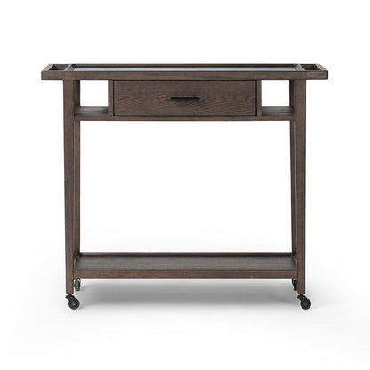 Four Hands - Dorrit Bar Cart - Brown Oak - 245352-001 view 1