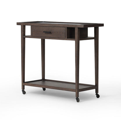 Four Hands - Dorrit Bar Cart - Brown Oak - 245352-001 view 2