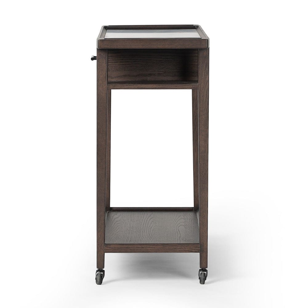 Four Hands - Dorrit Bar Cart - Brown Oak - 245352-001 view 3
